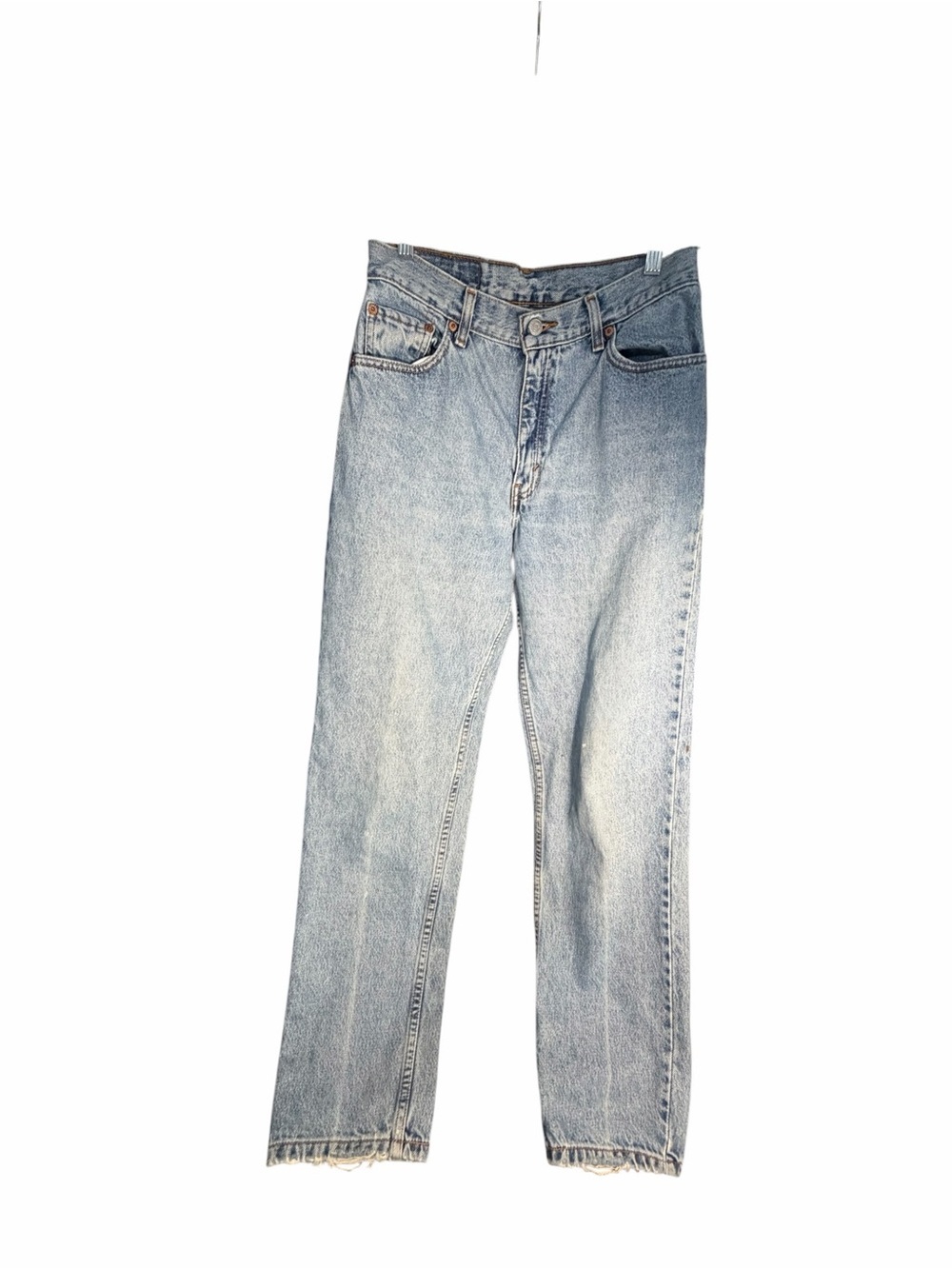 Levis 550 Relaxed Fit Tapered Leg Classic Light Wash Straight-Leg Jeans Sz 10M - Picture 3 of 10